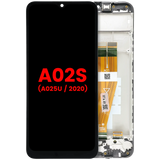 LCD Assembly With Frame For Samsung Galaxy A02S (A025U / 2020) (US Version) (Incell) (All Colors)