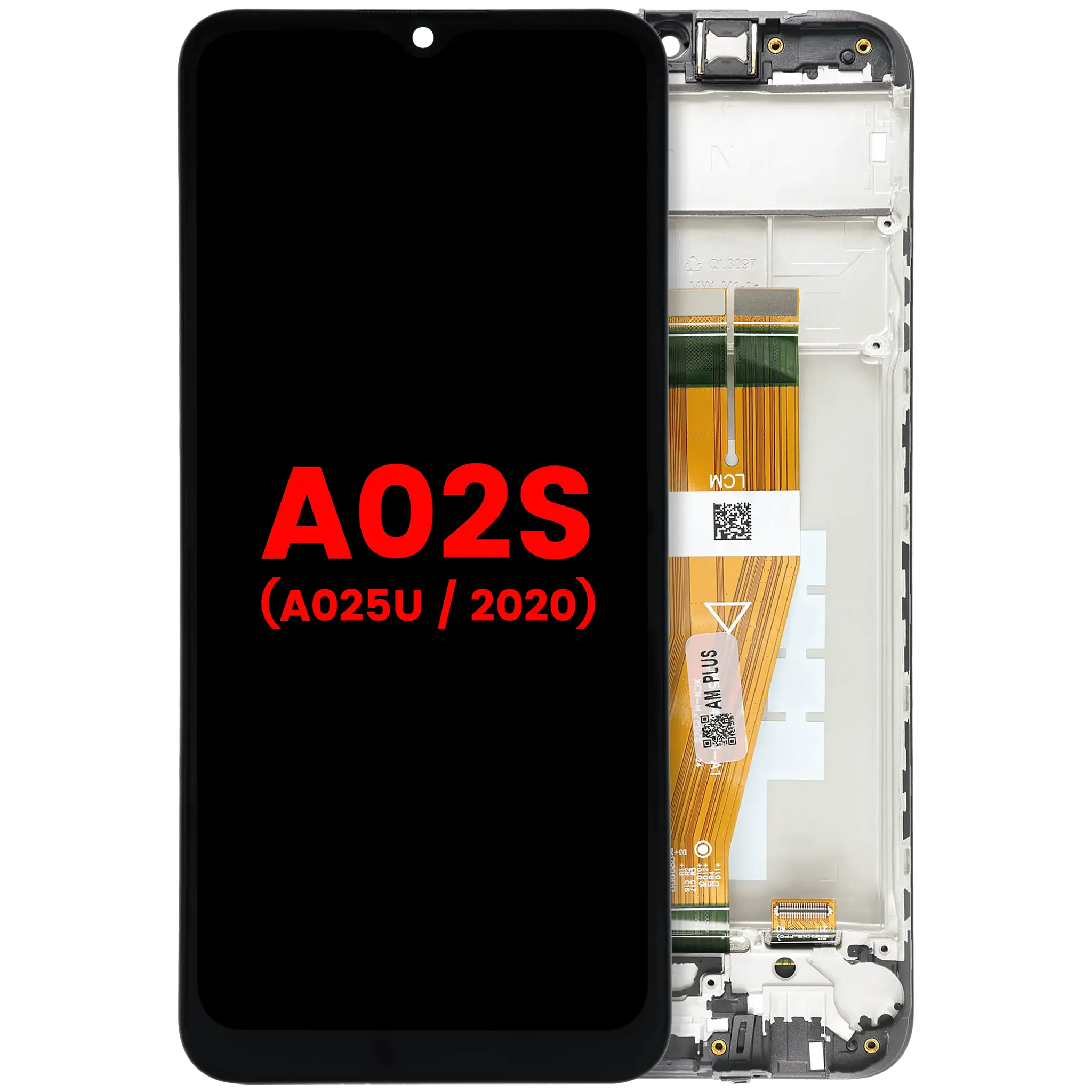 LCD Assembly With Frame For Samsung Galaxy A02S (A025U / 2020) (US Version) (Incell) (All Colors)