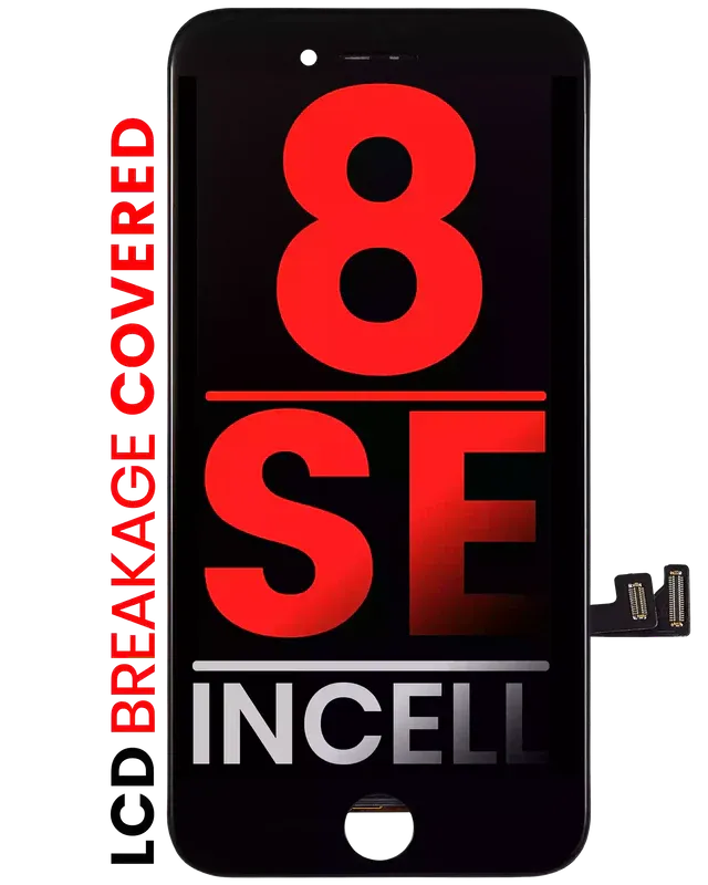 LCD Assembly With Steel Plate For iPhone 8 / SE (2020 / 2022) (Pro Incell) (Black)