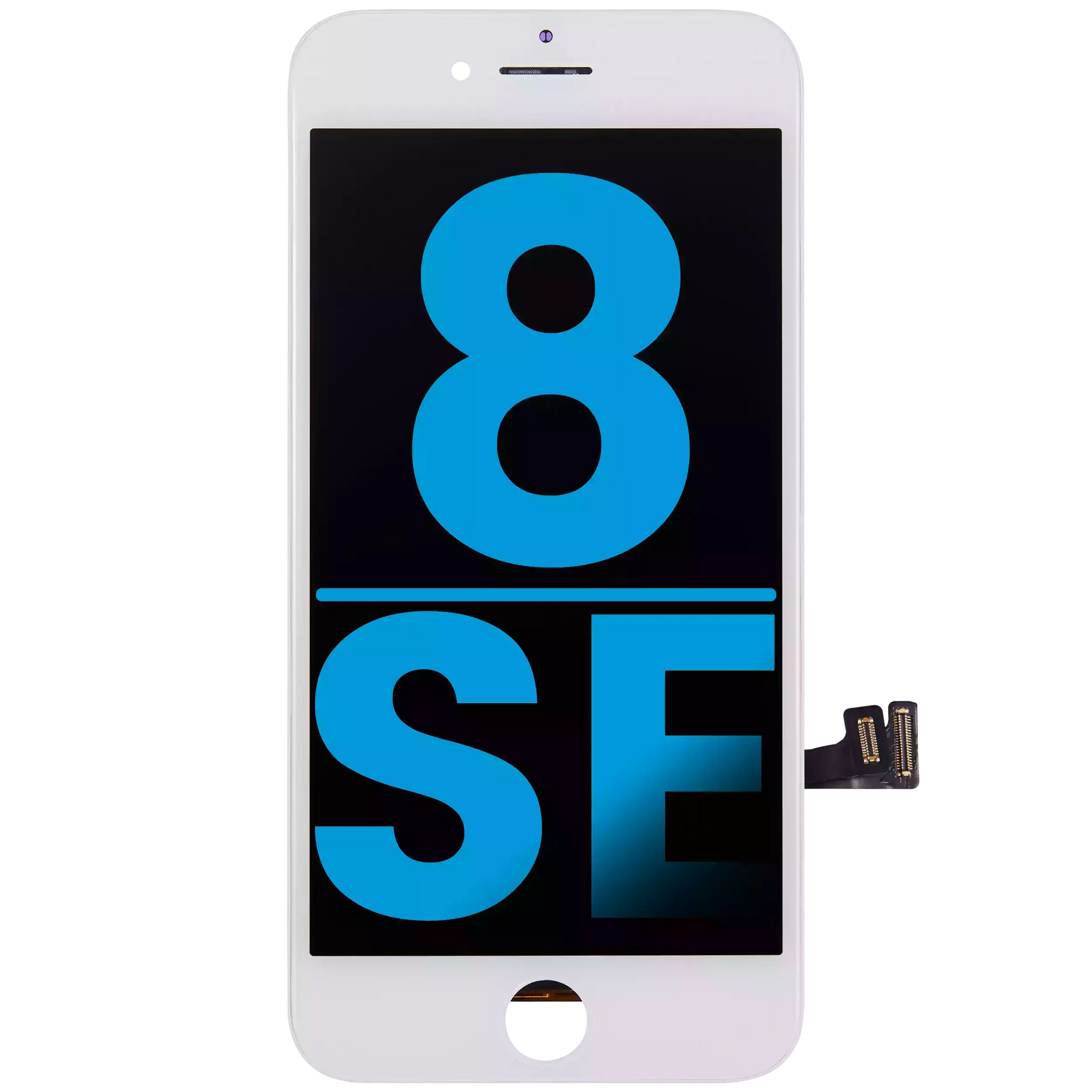 LCD Assembly With Steel Plate For iPhone 8 / SE (2020 / 2022) (Pro Incell) (White)