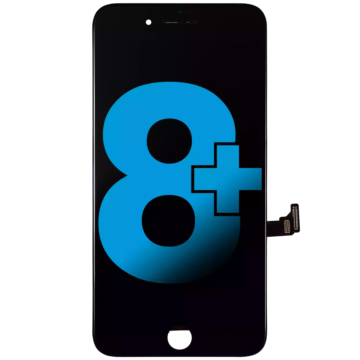 LCD Assembly With Steel Plate For iPhone 8 Plus (Incell) (Black)