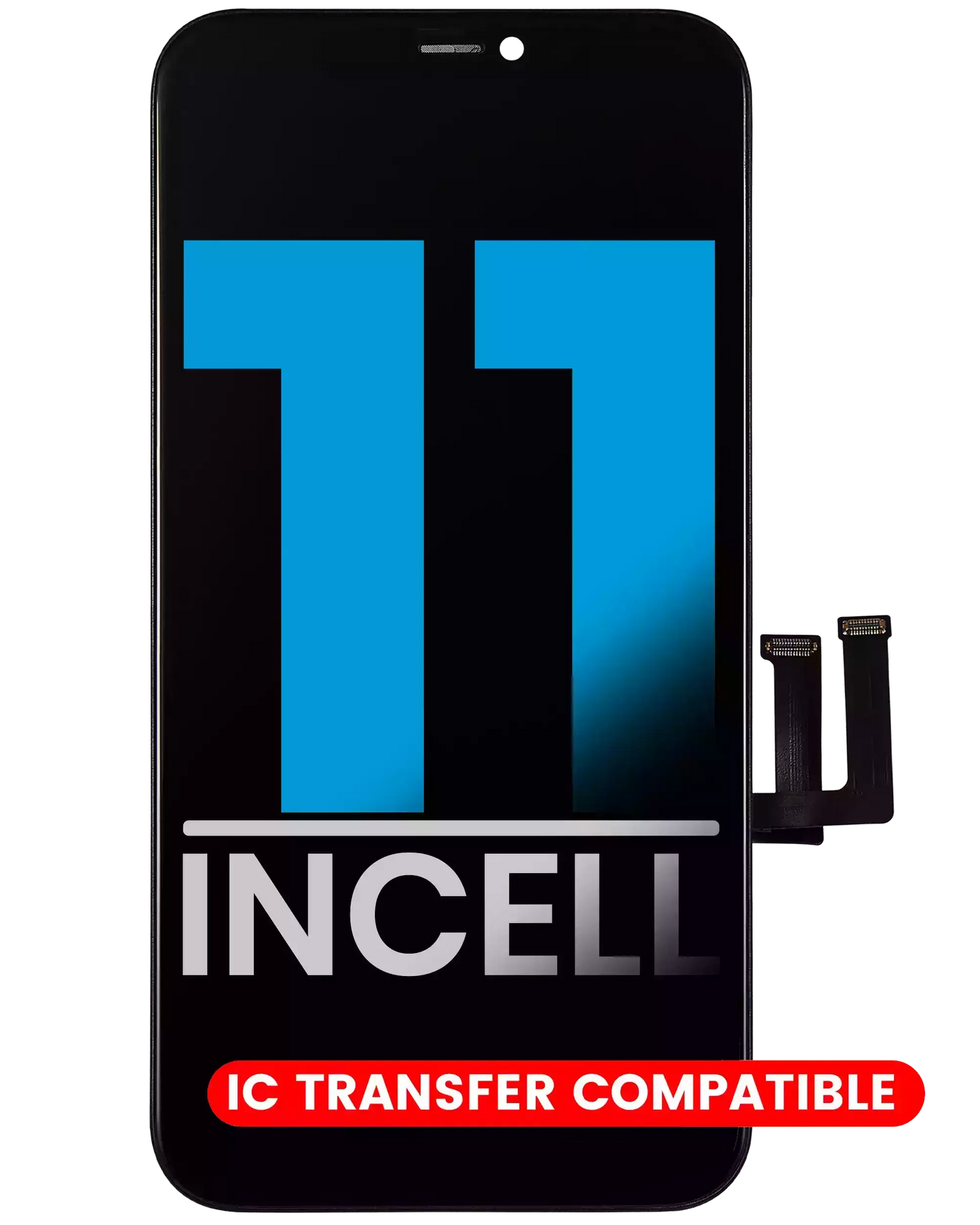 LCD Assembly With Steel Plate Pre-Installed For iPhone 11 (Pro Incell)