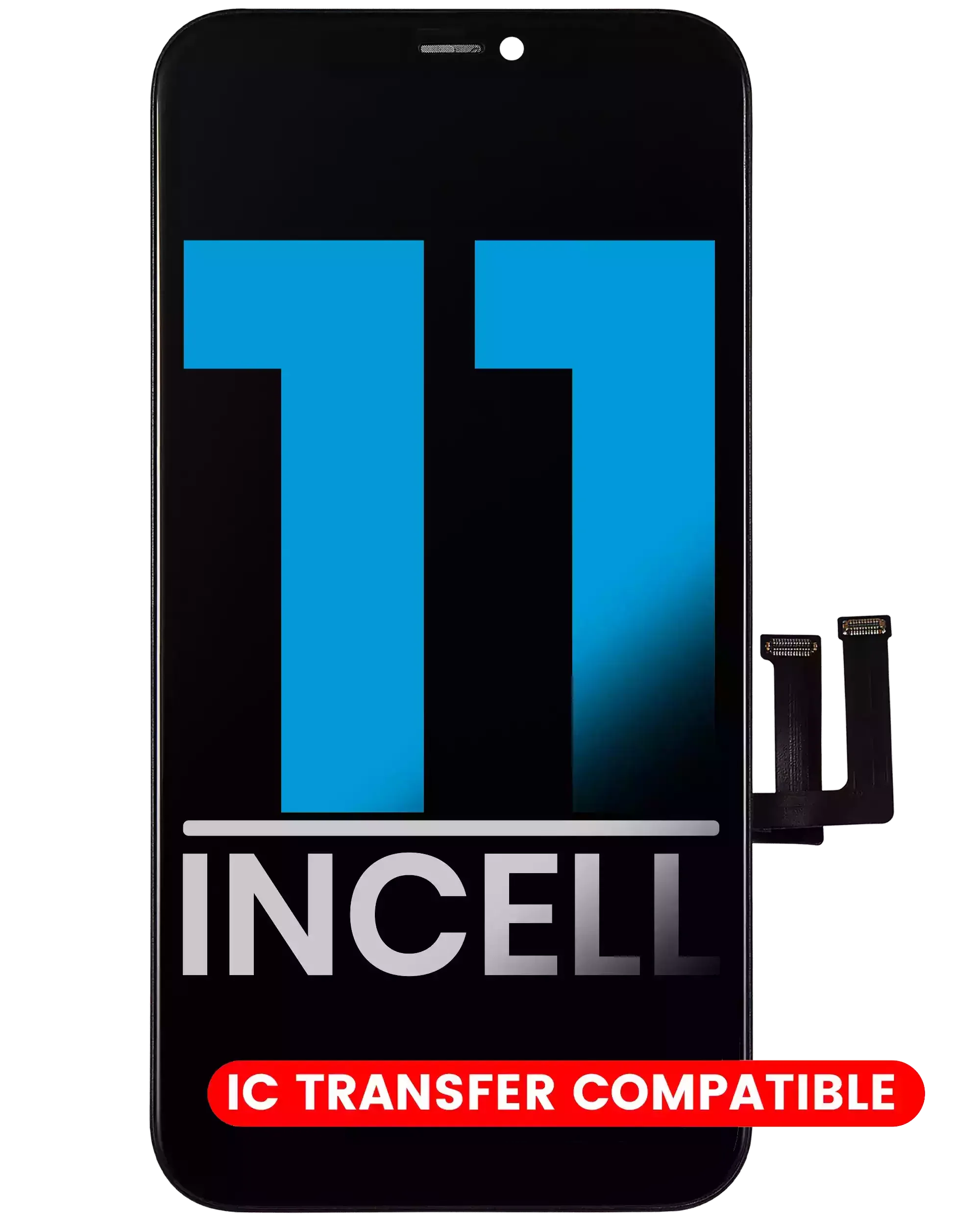 LCD Assembly With Steel Plate Pre-Installed For iPhone 11 (Pro Incell)