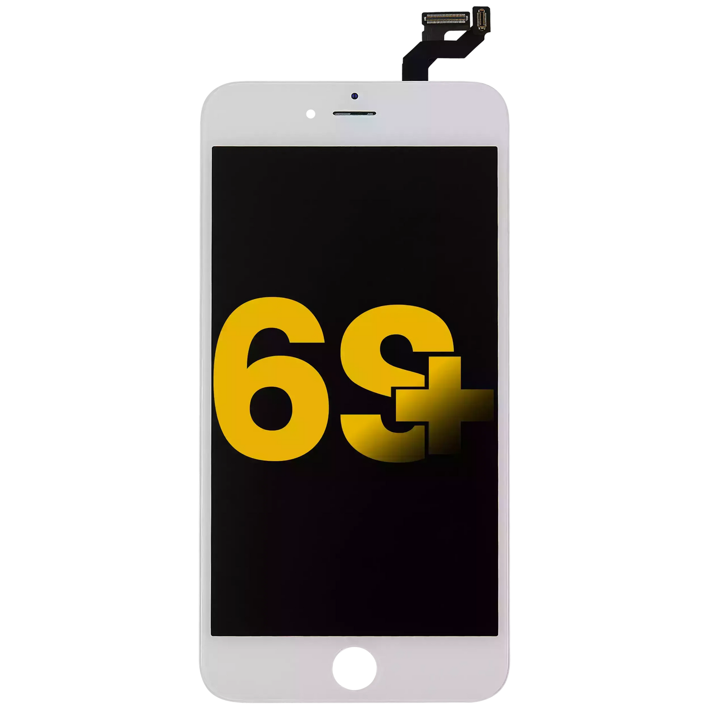 LCD Assembly With Steel Plate For iPhone 6S Plus (Refurbished) (White)