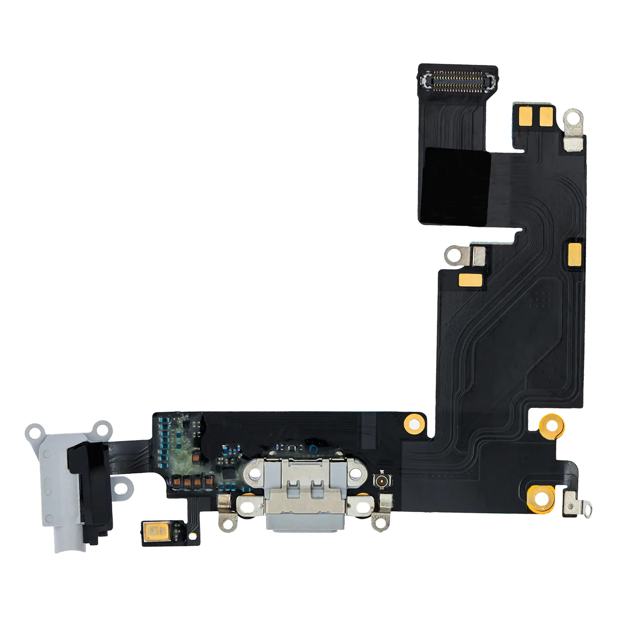 Charging Port Flex Cable For iPhone 6 Plus (Pull) (Silver)