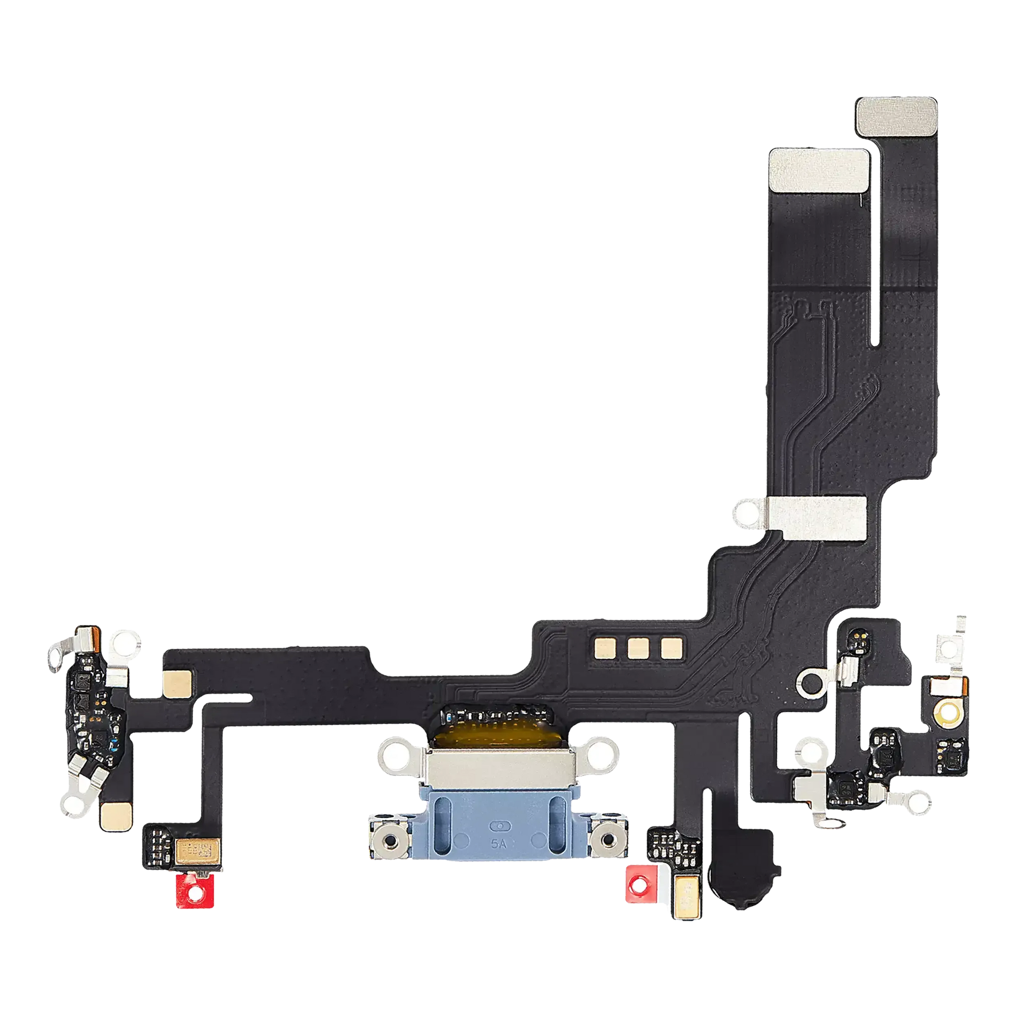 Charging Port Flex Cable For iPhone 14 (Pull) (Blue)