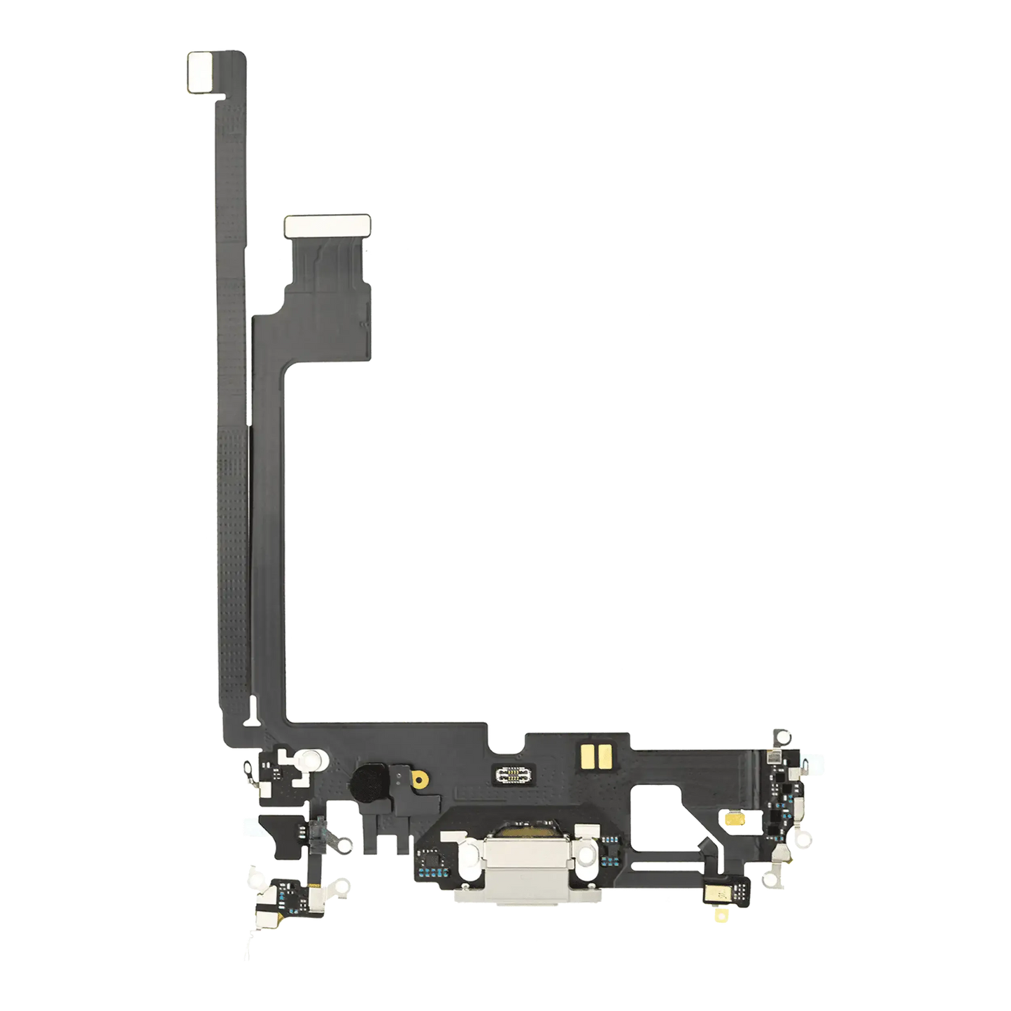 Charging Port Flex Cable For iPhone 12 Pro Max (Pull) (Silver)