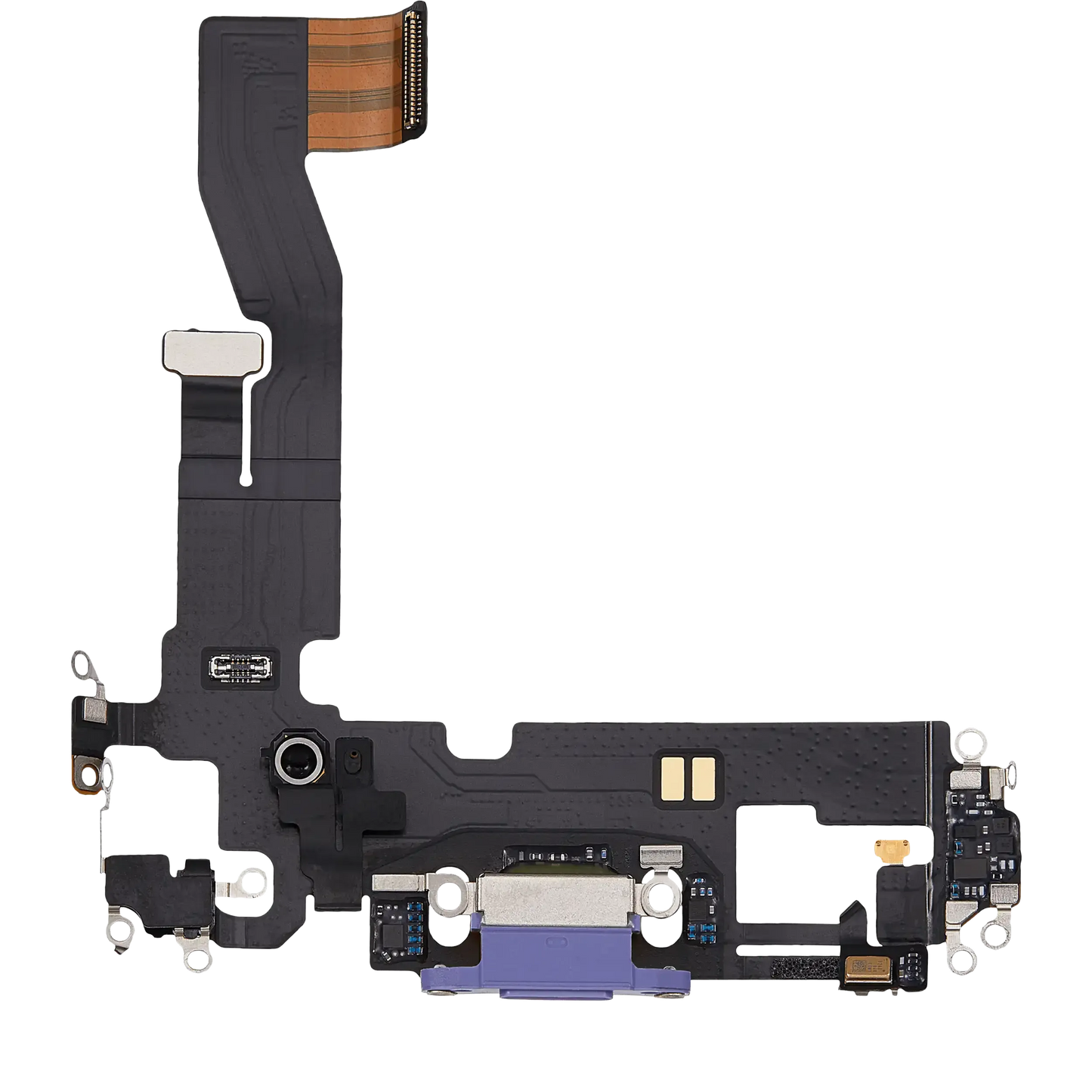 Charging Port Flex Cable For iPhone 12 (Pull) (Purple)