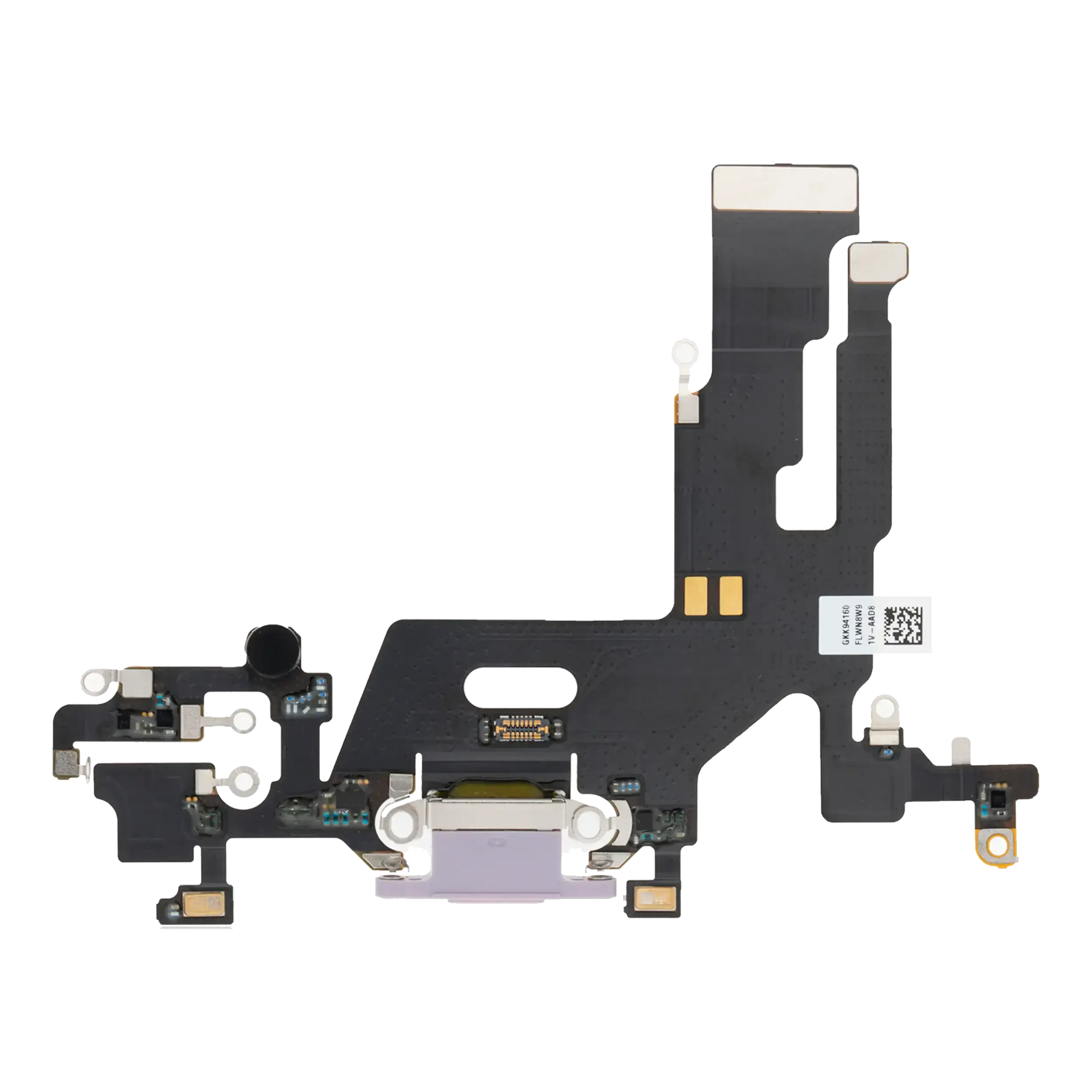 Charging Port Flex Cable For iPhone 11 (Purple) (Pull)