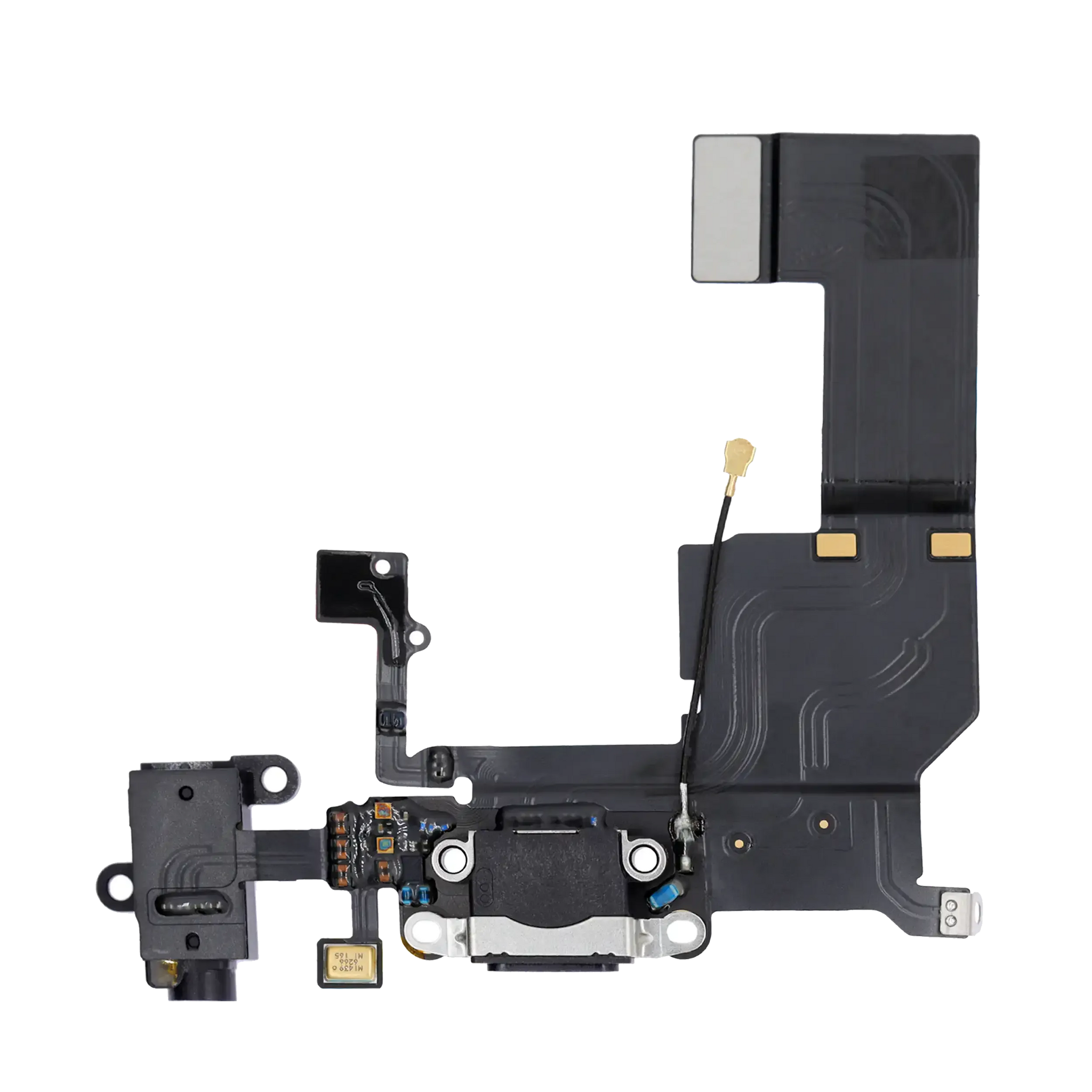 Charging Port Flex Cable For iPhone 5C (Pull) (Black)