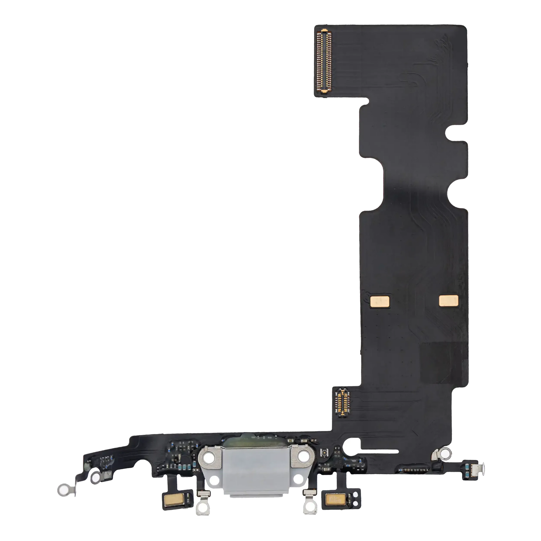 Charging Port Flex Cable For iPhone 8 Plus (Pull) (Silver)