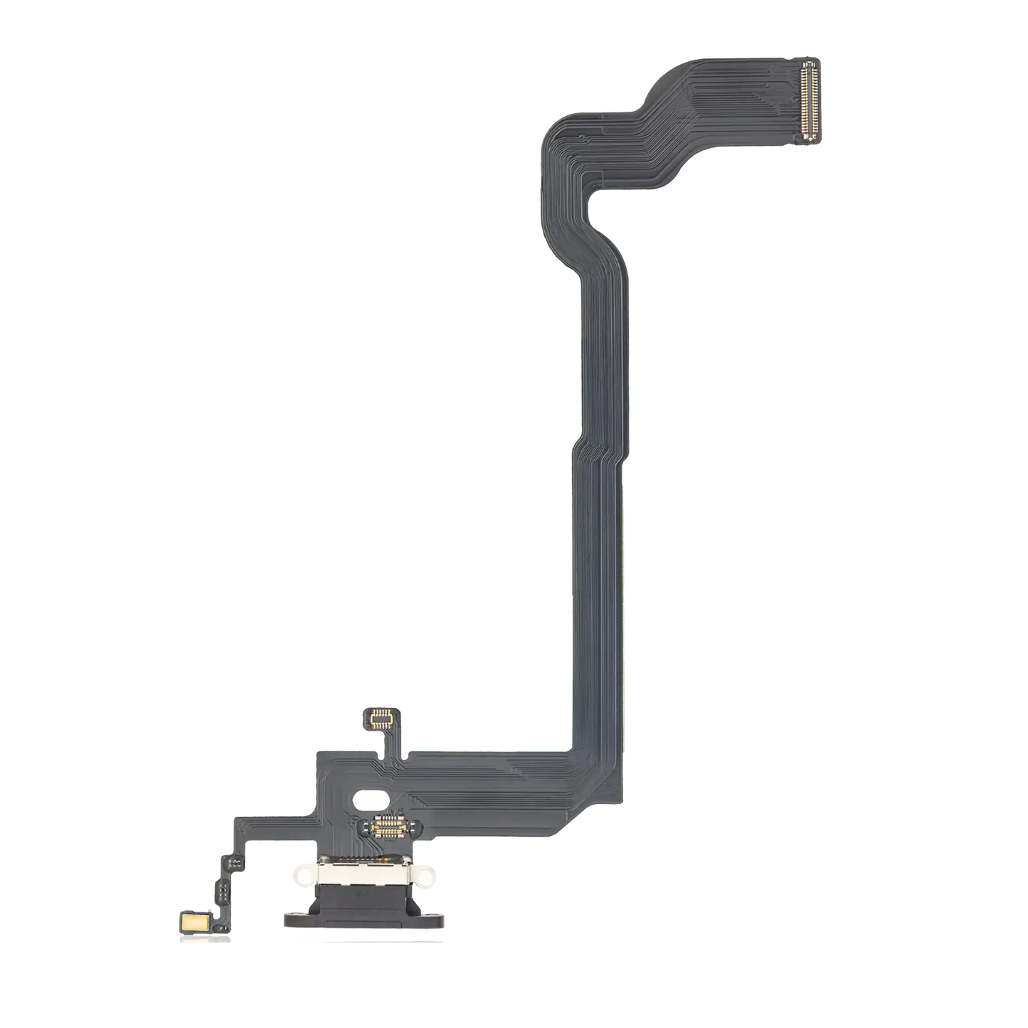 Charging Port Flex Cable For iPhone X (Pull) (Space Gray)