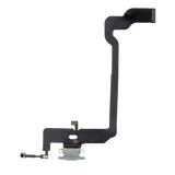 Charging Port Flex Cable For iPhone XS (Pull) (Silver)