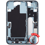 Mid-Frame Housing W/ Charging Port Flex & Small Parts For iPhone 16 (US Version) (Pull) (Teal)