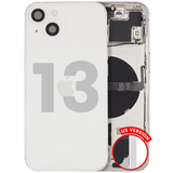 Back Housing W/ Small Parts For iPhone 13 (US Version) (Pull) (Starlight)