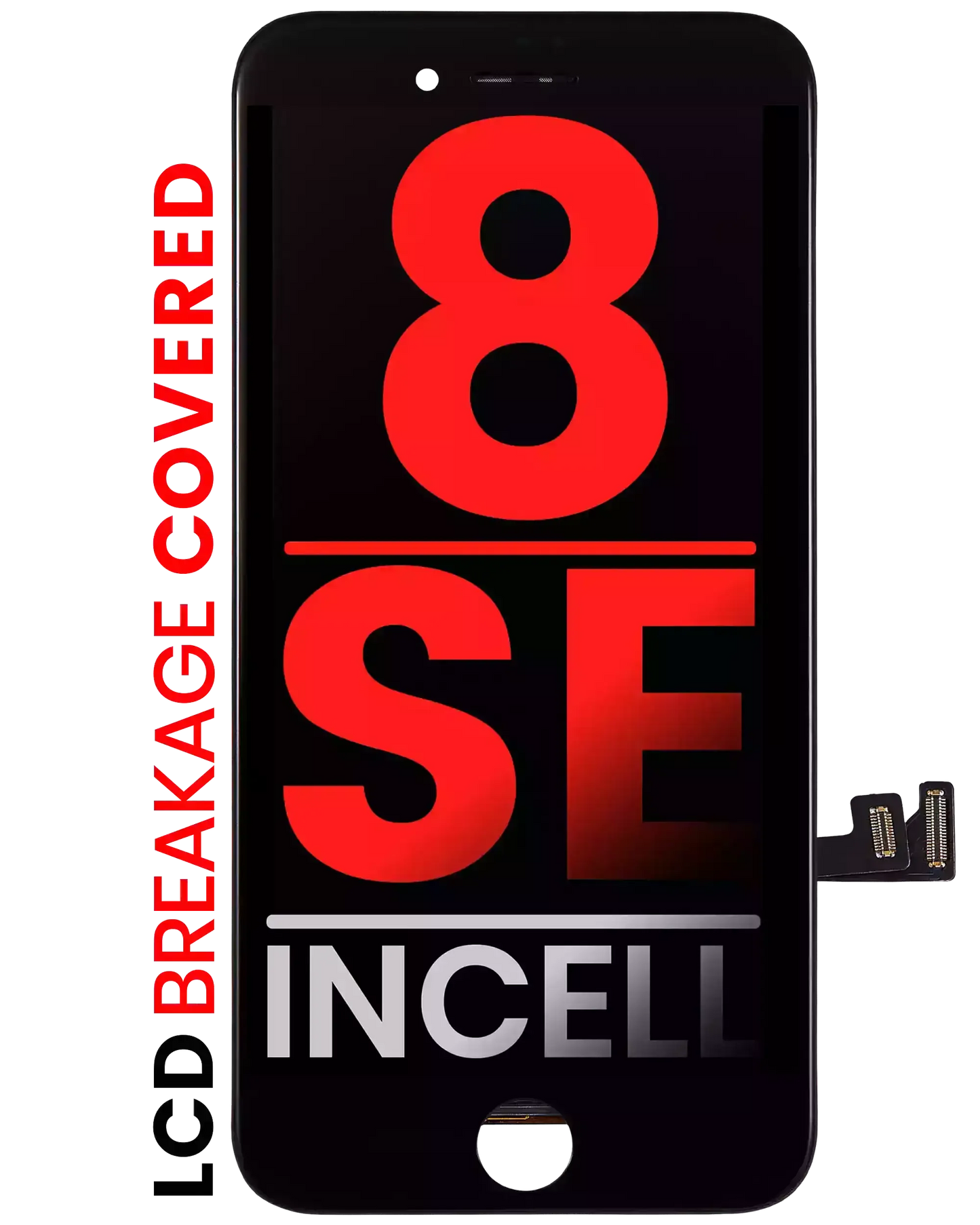 LCD Assembly With Steel Plate For iPhone 8 / SE (2020 / 2022) (Pro LCD) (Black)