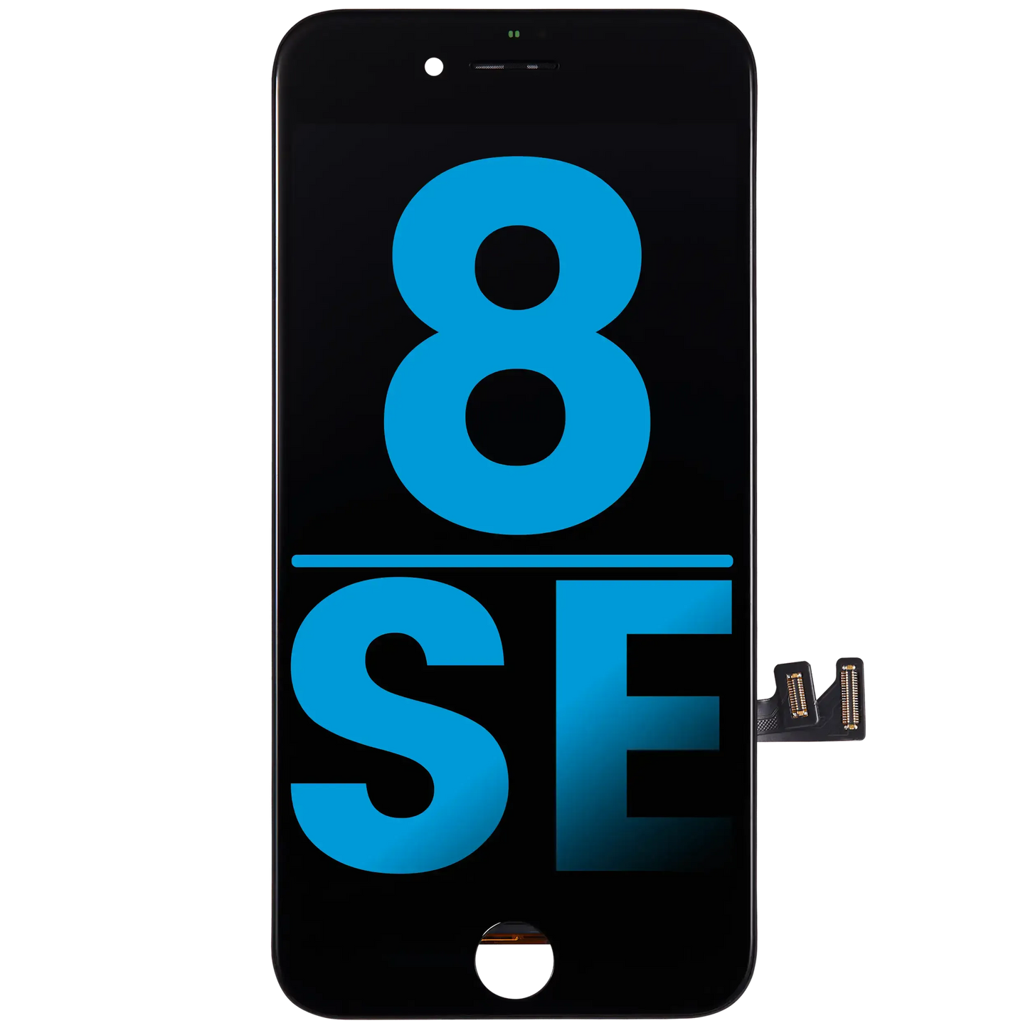 LCD Assembly With Steel Plate For iPhone 8 / SE (2020 / 2022) (Incell) (Black)