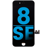LCD Assembly With Steel Plate For iPhone 8 / SE (2020 / 2022) (Incell) (Black)