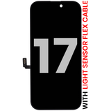 OLED Assembly For iPhone 17 With Light Sensor Flex Cable (Pull A)