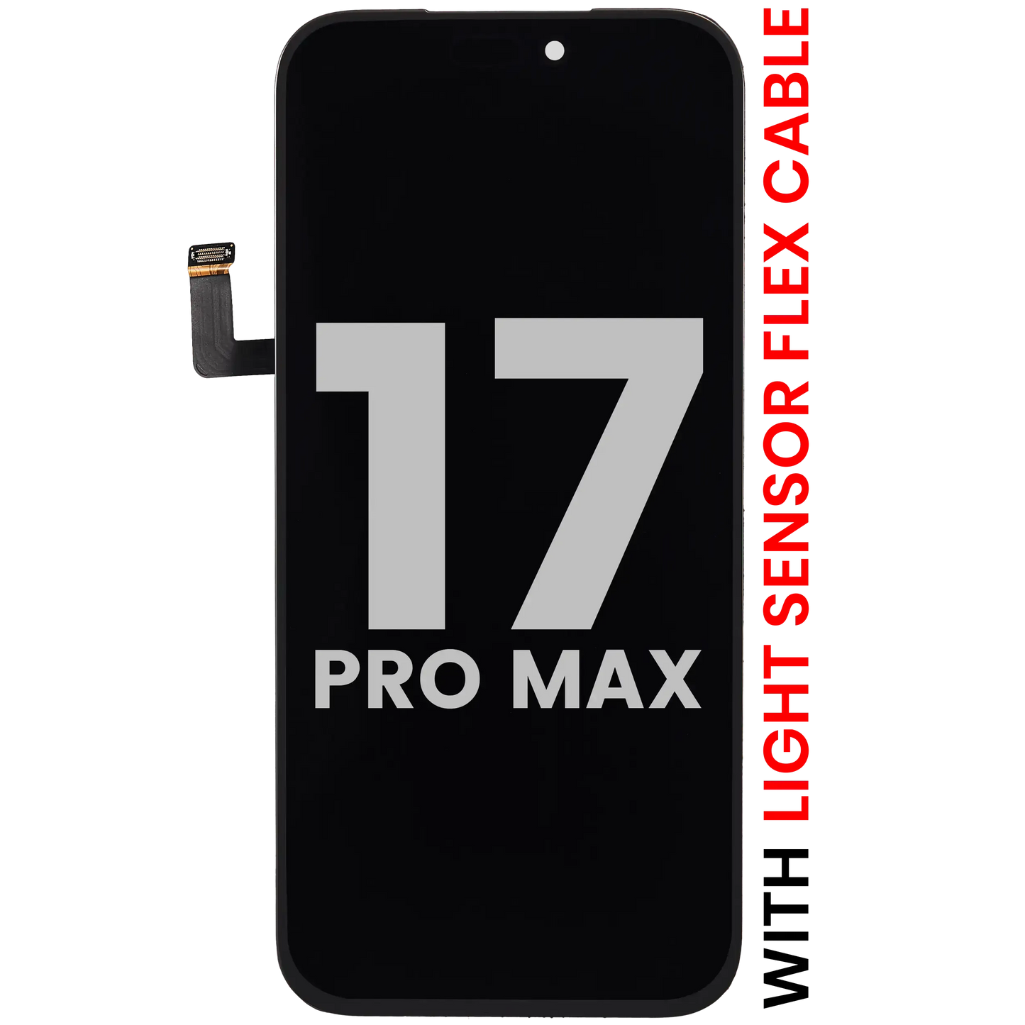 OLED Assembly For iPhone 17 Pro Max With Light Sensor Flex Cable (Pull A)