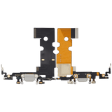 Charging Port Flex Cable For iPhone 8 (Pull) (Silver)
