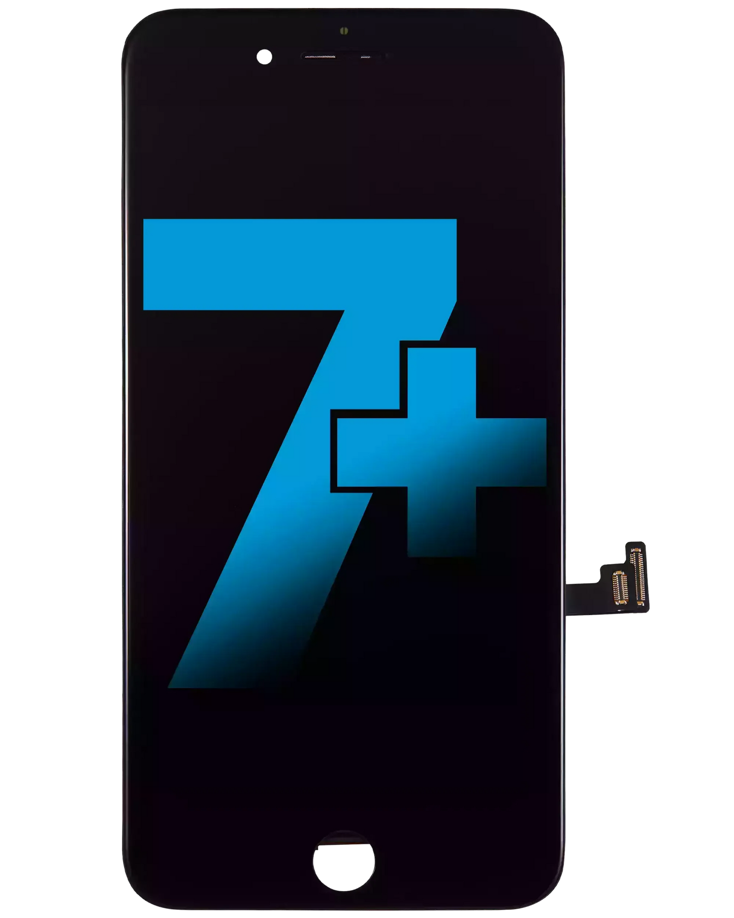 LCD Assembly With Steel Plate For iPhone 7 Plus (Incell) (Black)