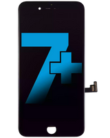 LCD Assembly With Steel Plate For iPhone 7 Plus (Incell) (Black)