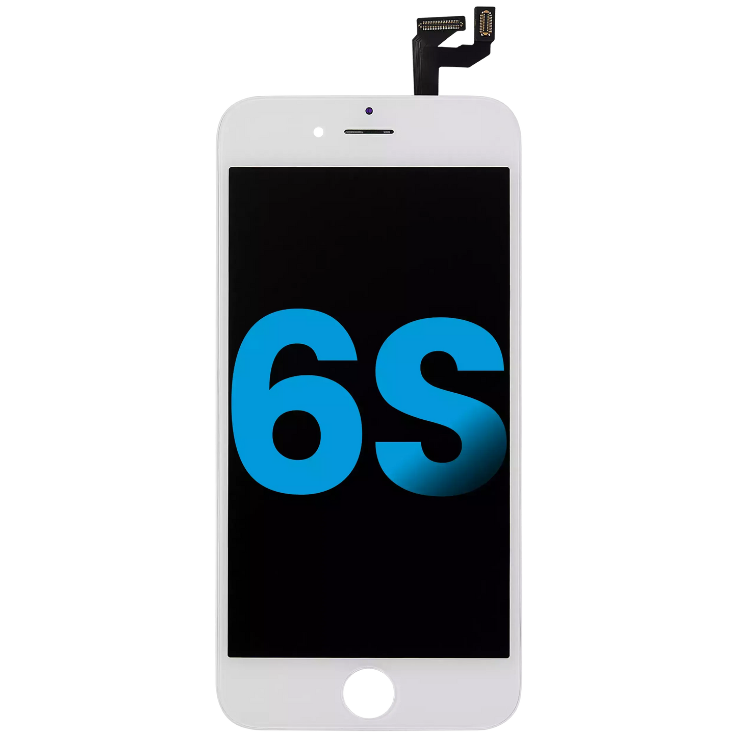 LCD Assembly With Steel Plate For iPhone 6S (Incell) (White)