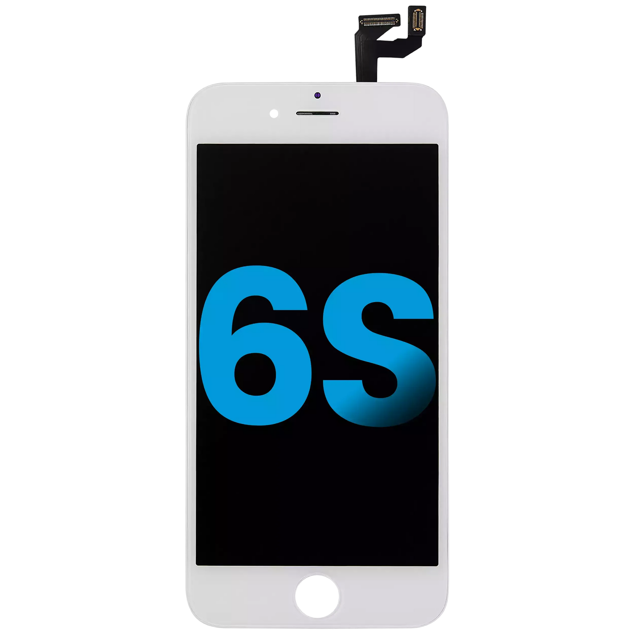 LCD Assembly With Steel Plate For iPhone 6S (Incell) (White)