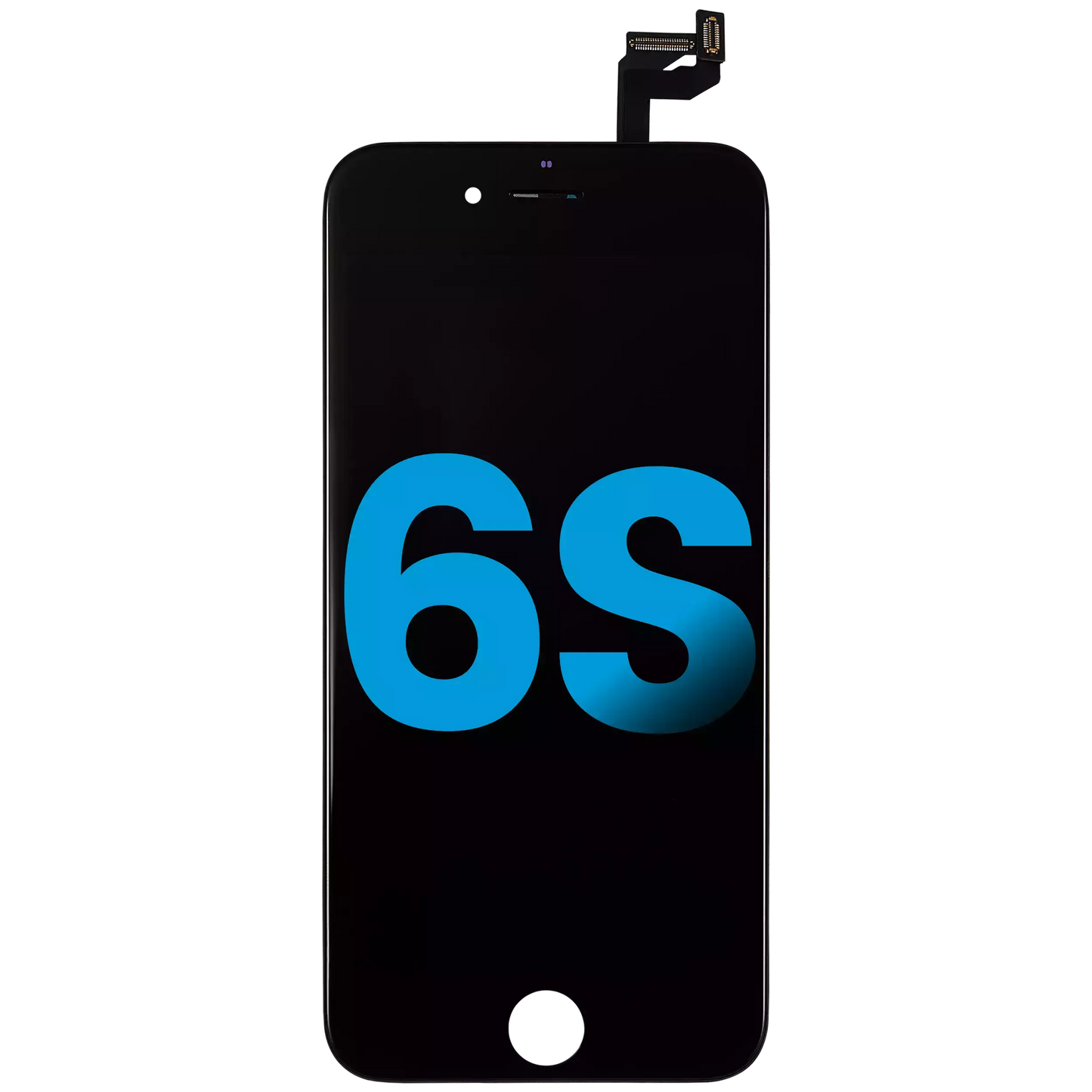 LCD Assembly With Steel Plate For iPhone 6S (Incell) (Black)