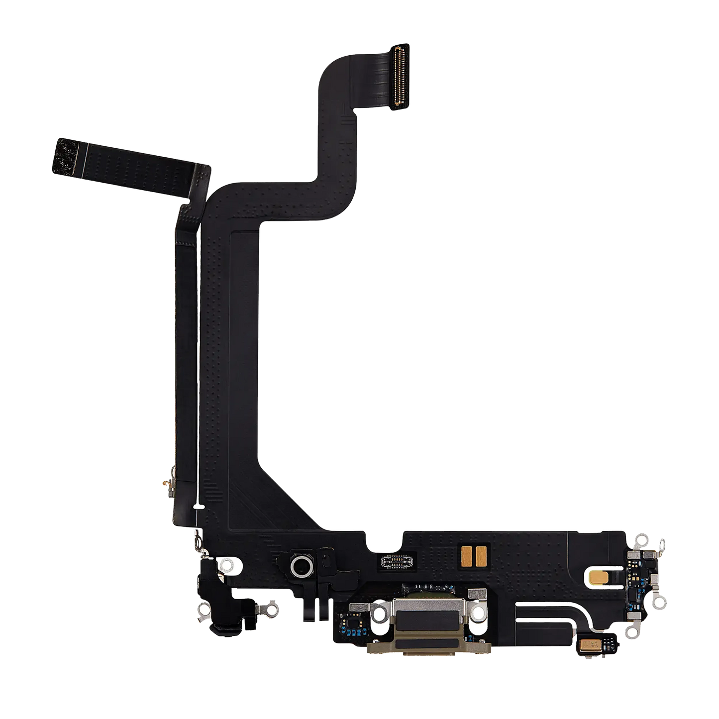 Charging Port Flex Cable For iPhone 14 Pro Max (Pull) (Gold)