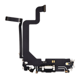 Charging Port Flex Cable For iPhone 14 Pro Max (Pull) (Space Black)