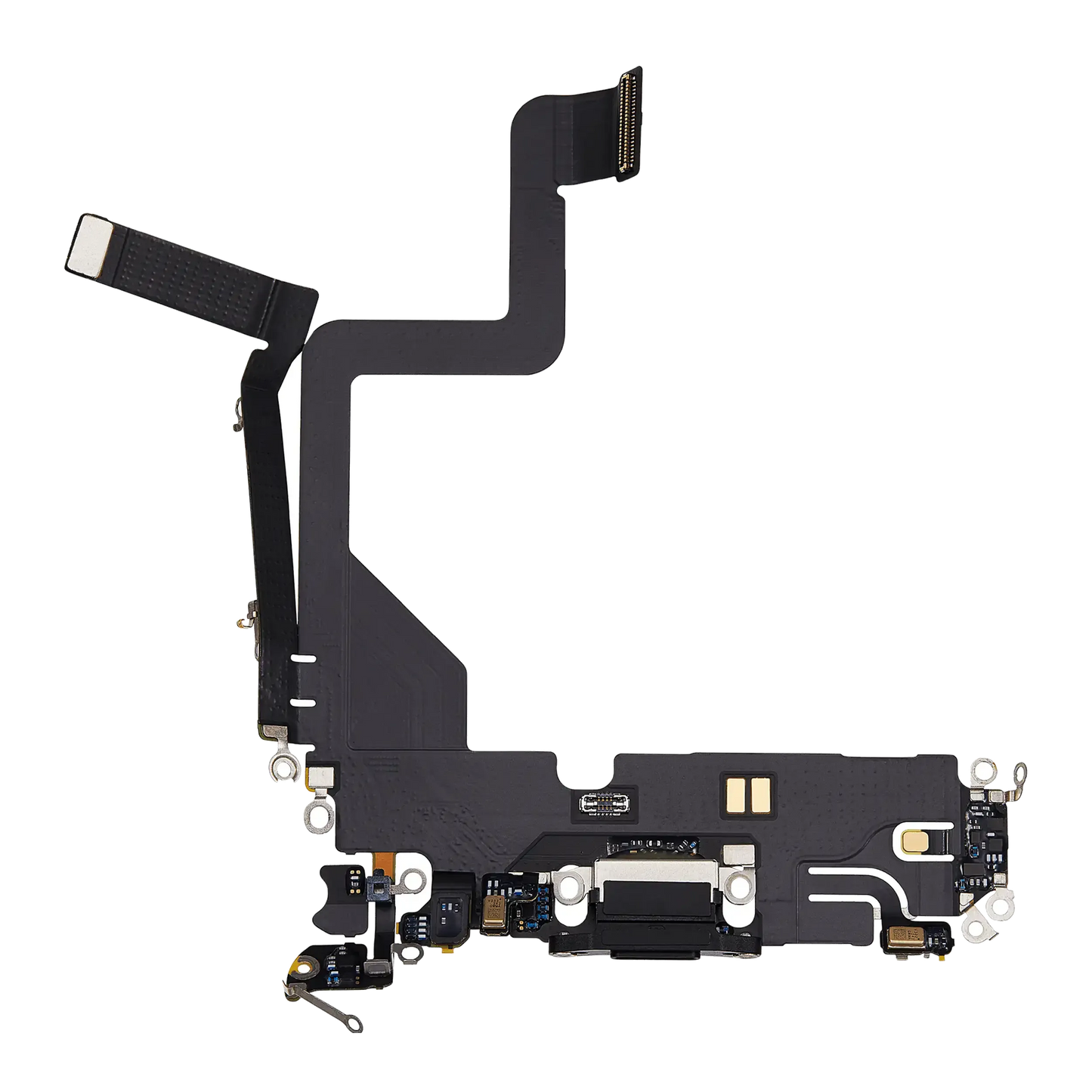 Charging Port Flex Cable For iPhone 14 Pro (Pull) (Space Black)