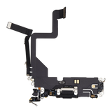 Charging Port Flex Cable For iPhone 14 Pro (Pull) (Space Black)