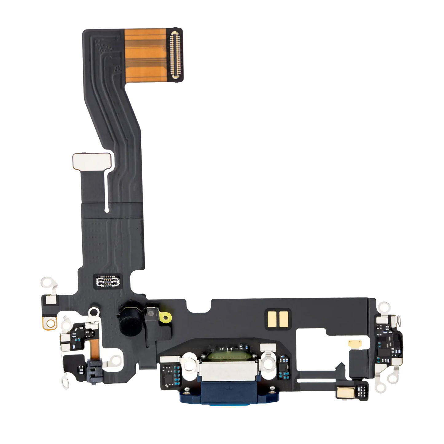 Charging Port Flex Cable For iPhone 12 Pro (Pull) (Silver)