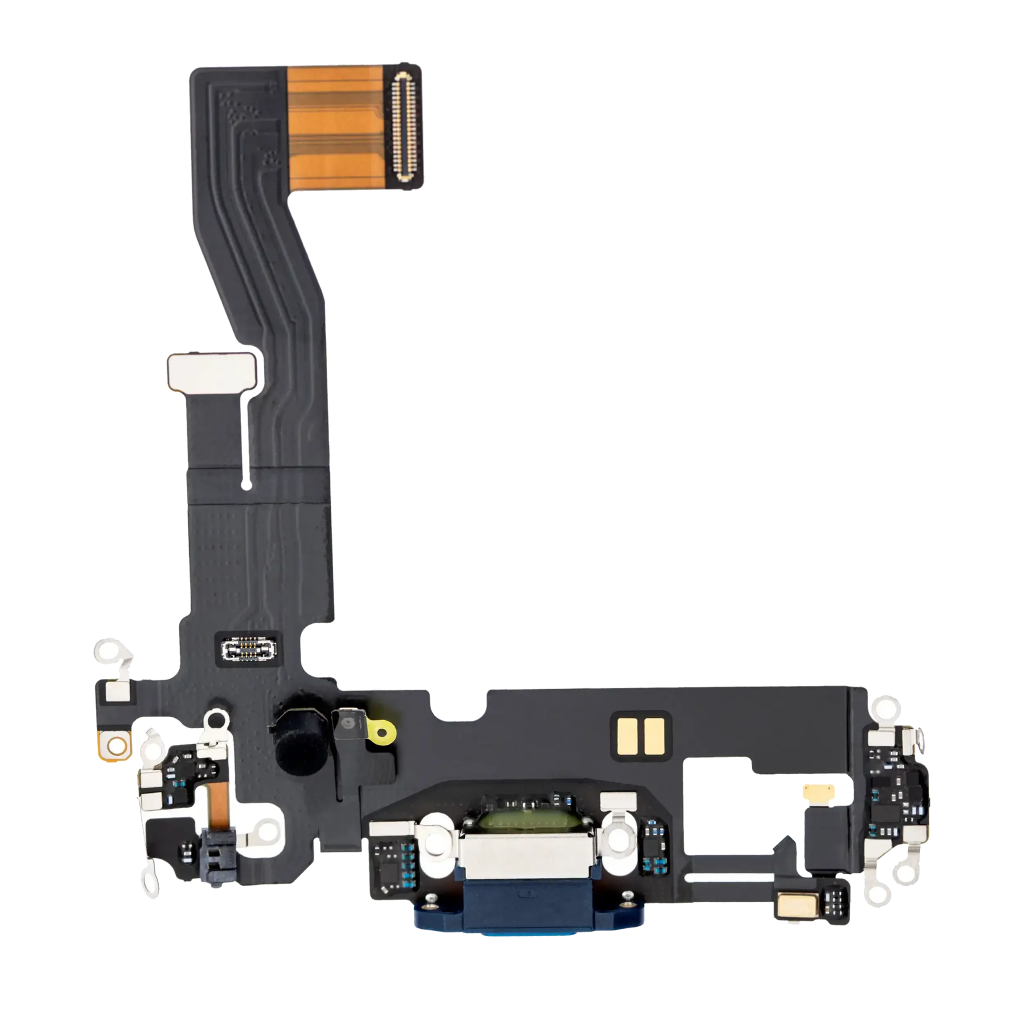 Charging Port Flex Cable For iPhone 12 Pro (Pull) (Silver)