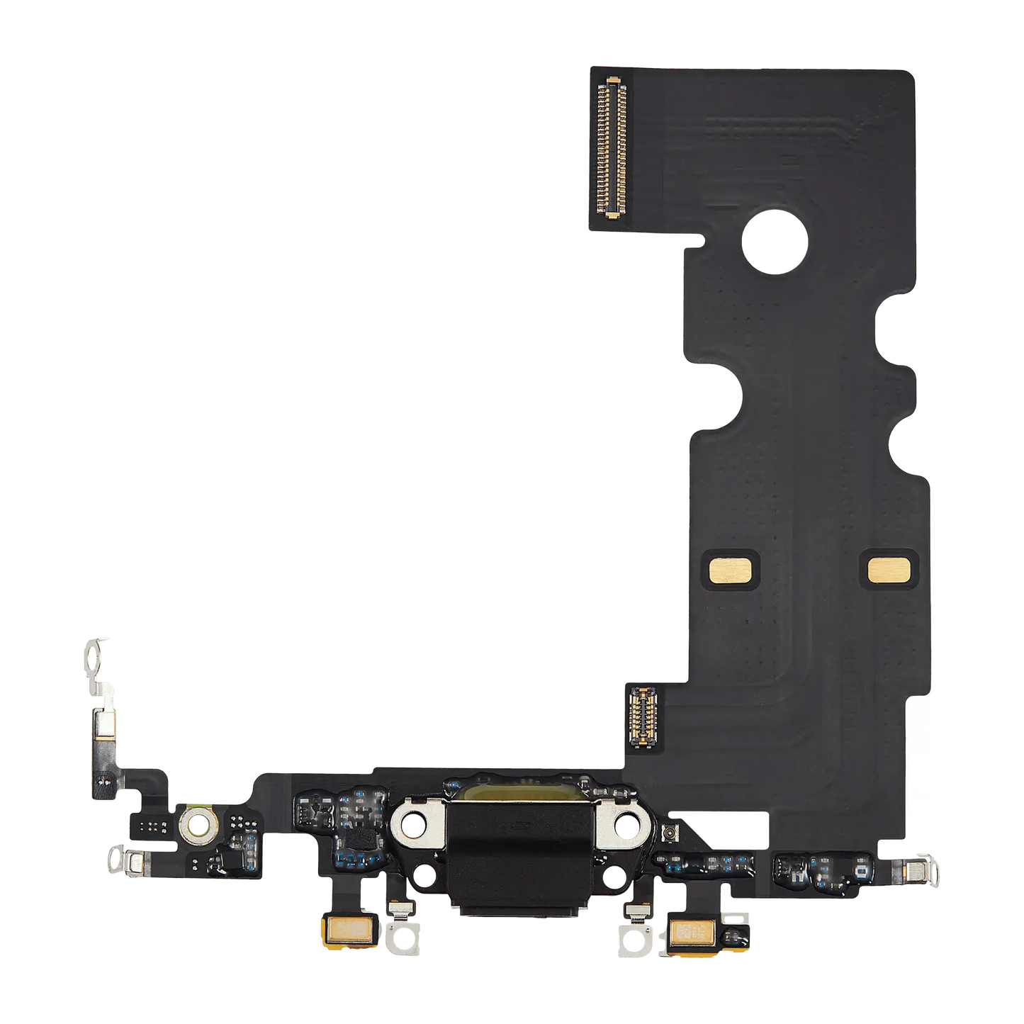 Charging Port Flex Cable For iPhone SE (2020) (Pull) (Black)