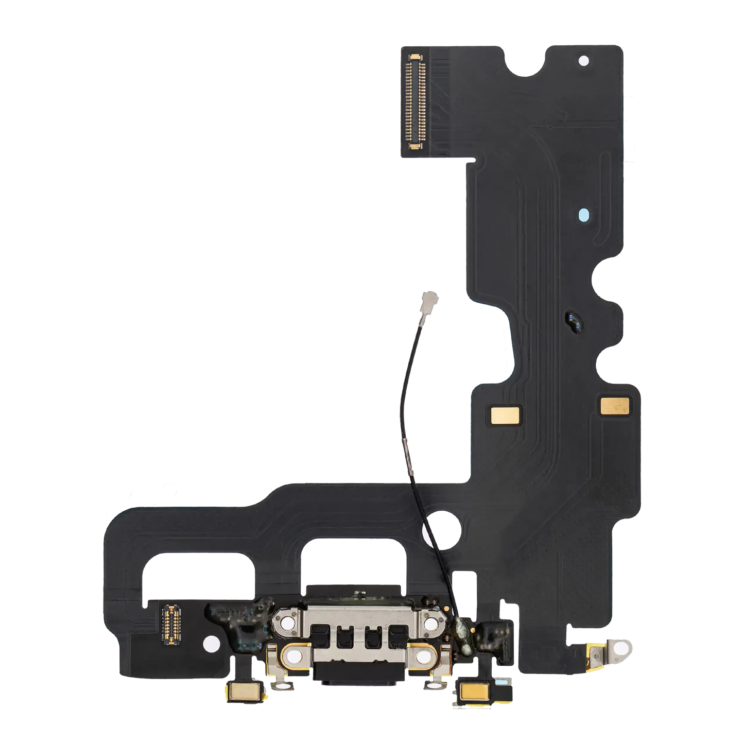 Charging Port Flex Cable For iPhone 7 (Pull) (Jet / Matte Black)