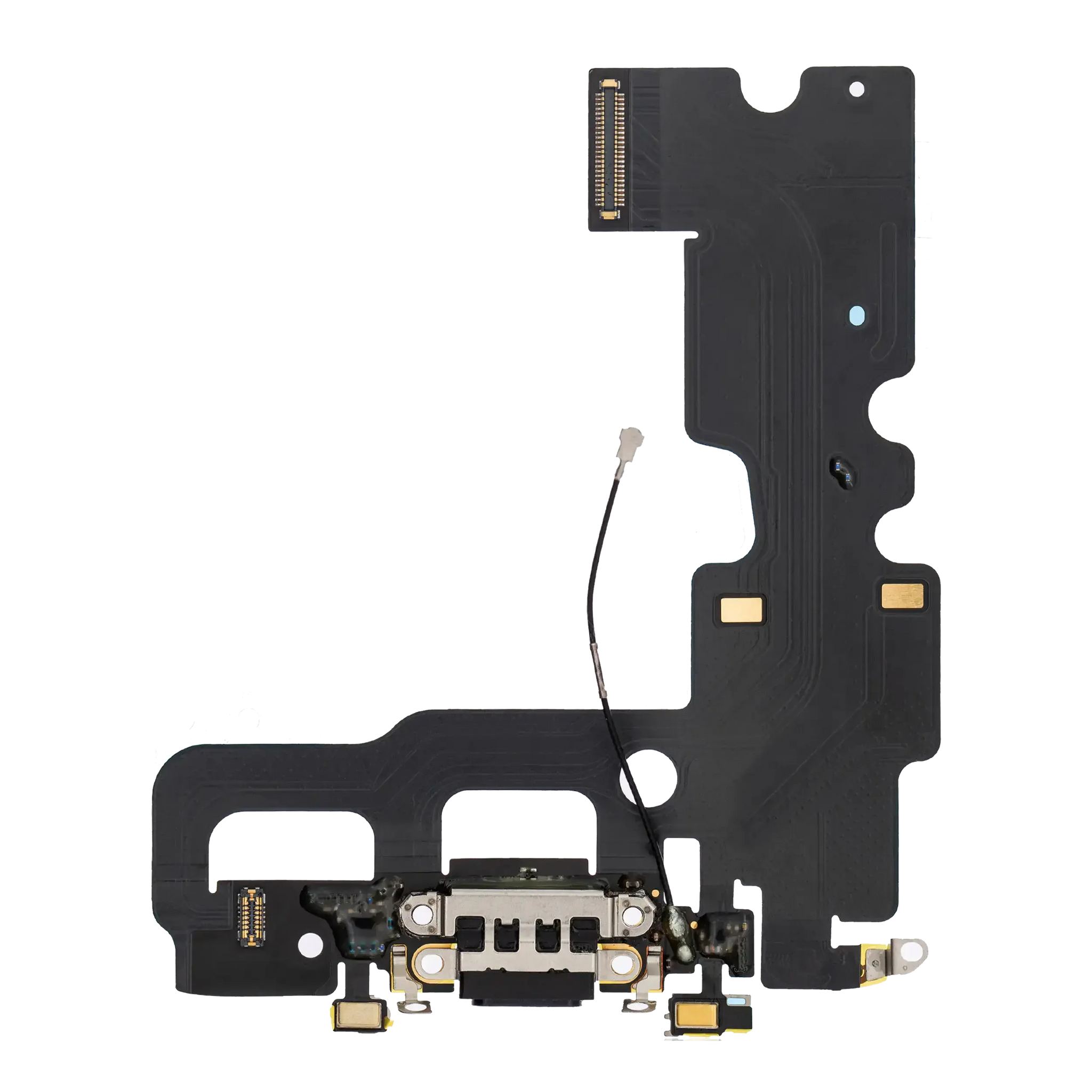 Charging Port Flex Cable For iPhone 7 (Pull) (Jet / Matte Black)