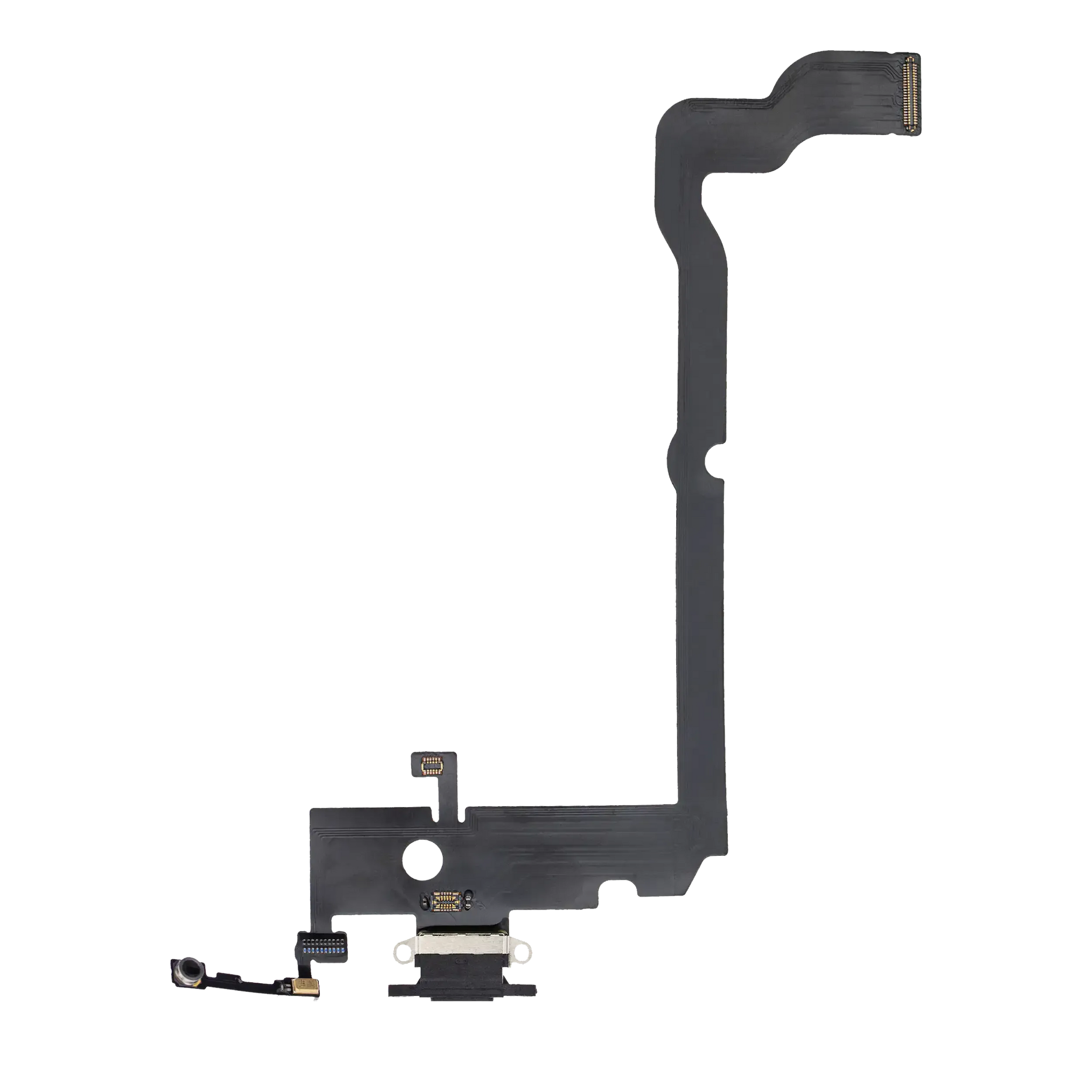 Charging Port Flex Cable For iPhone XS Max (Pull) (Space Gray)