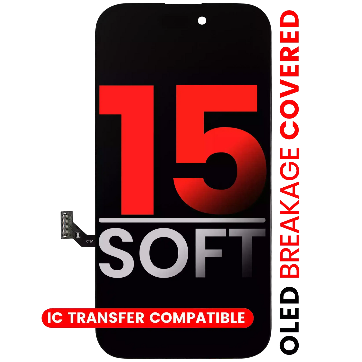 OLED Assembly For iPhone 15 (Pro OLED)