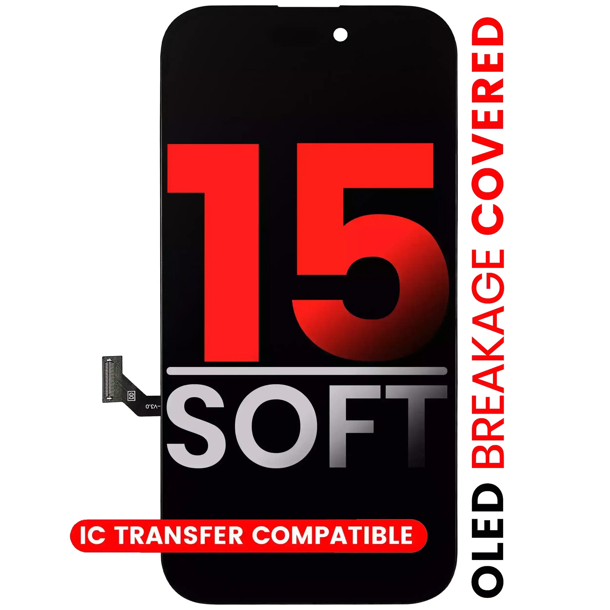 OLED Assembly For iPhone 15 (Pro OLED)