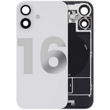 Back Glass w/ MagSafe Magnet & NFC & Flashlight Flex For iPhone 16 (Pull) (White)