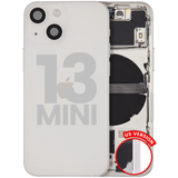 Back Housing W/ Small Parts For iPhone 13 Mini (US Version) (Pull) (Starlight)