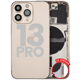 Back Housing W/ Small Parts For iPhone 13 Pro (US Version) (Pull) (Gold)