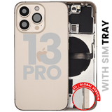Back Housing W/ Small Parts For iPhone 13 Pro (EU / Global Version) (Pull) (Gold)