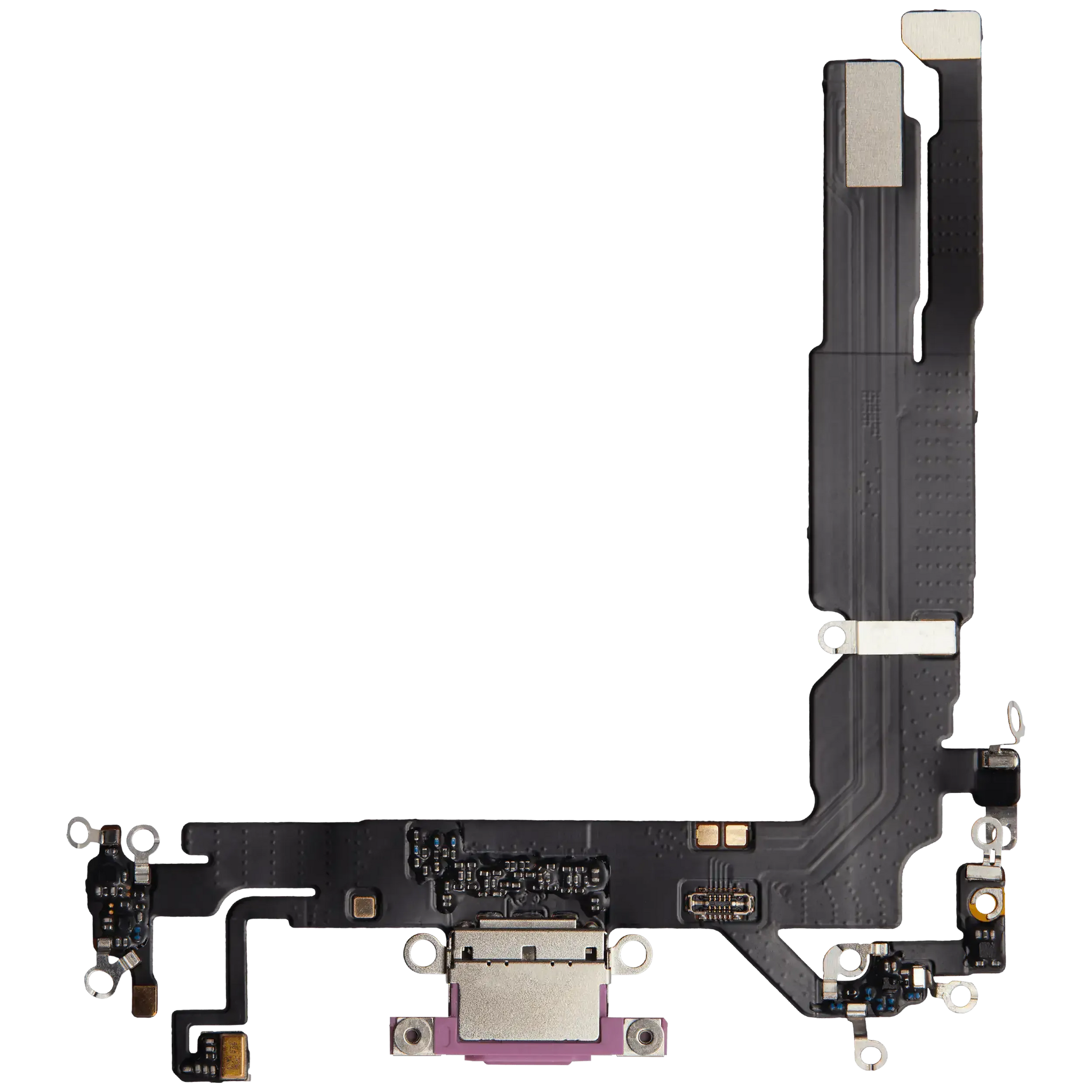 Charging Port Flex Cable For iPhone 16 (Pull) (Pink)