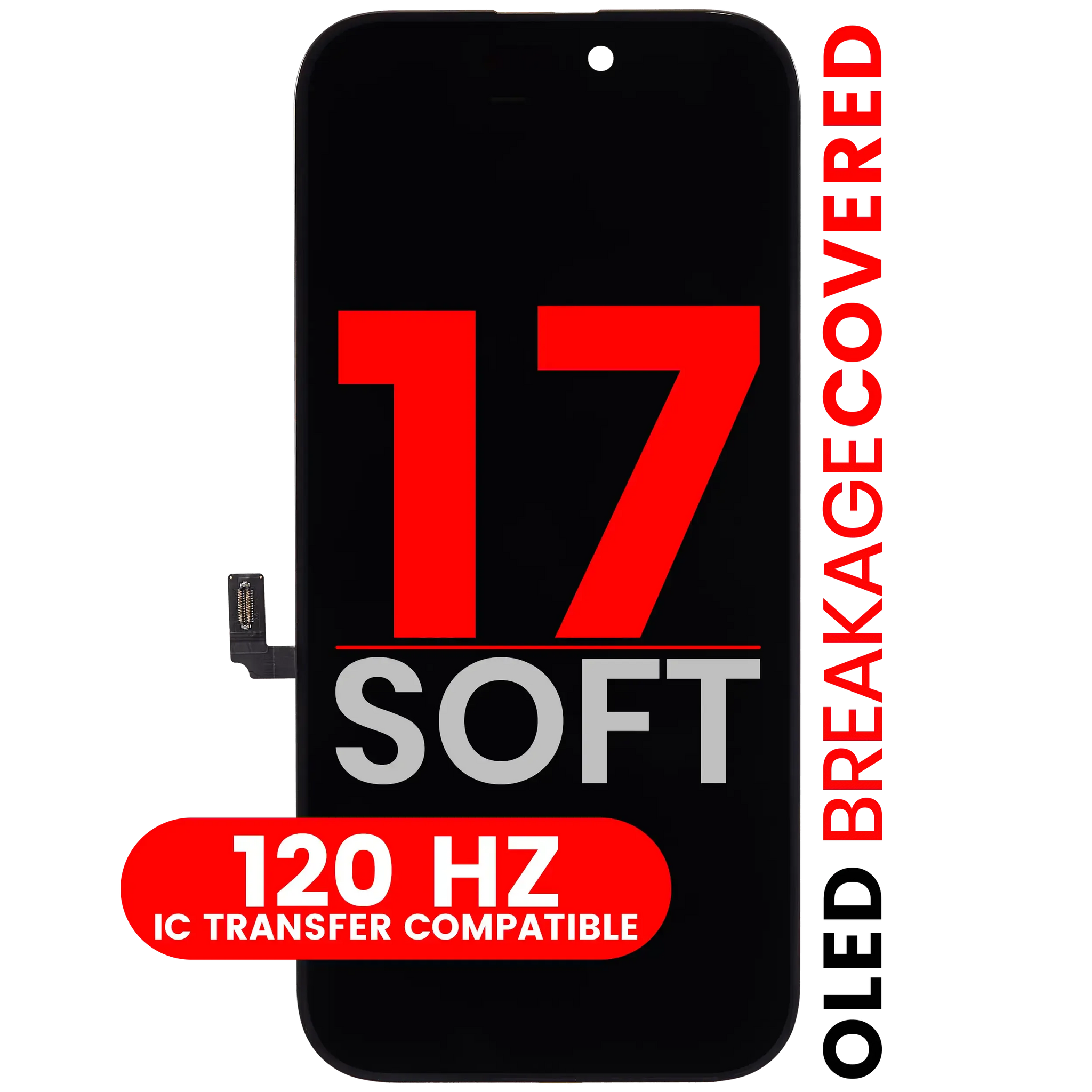 OLED Assembly For iPhone 17 (Pro OLED) (120HZ)