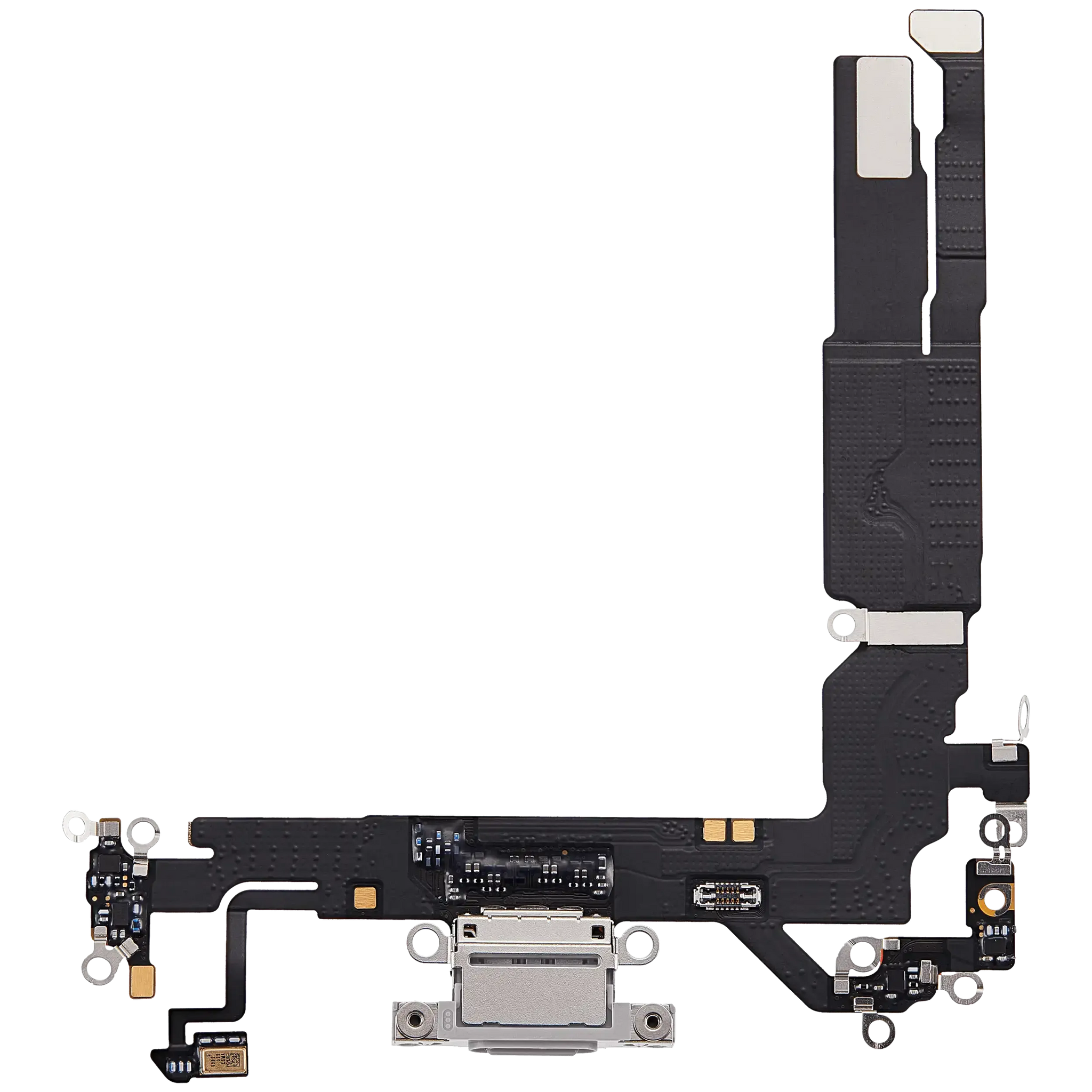 Charging Port Flex Cable For iPhone 17 (Pull) (White)