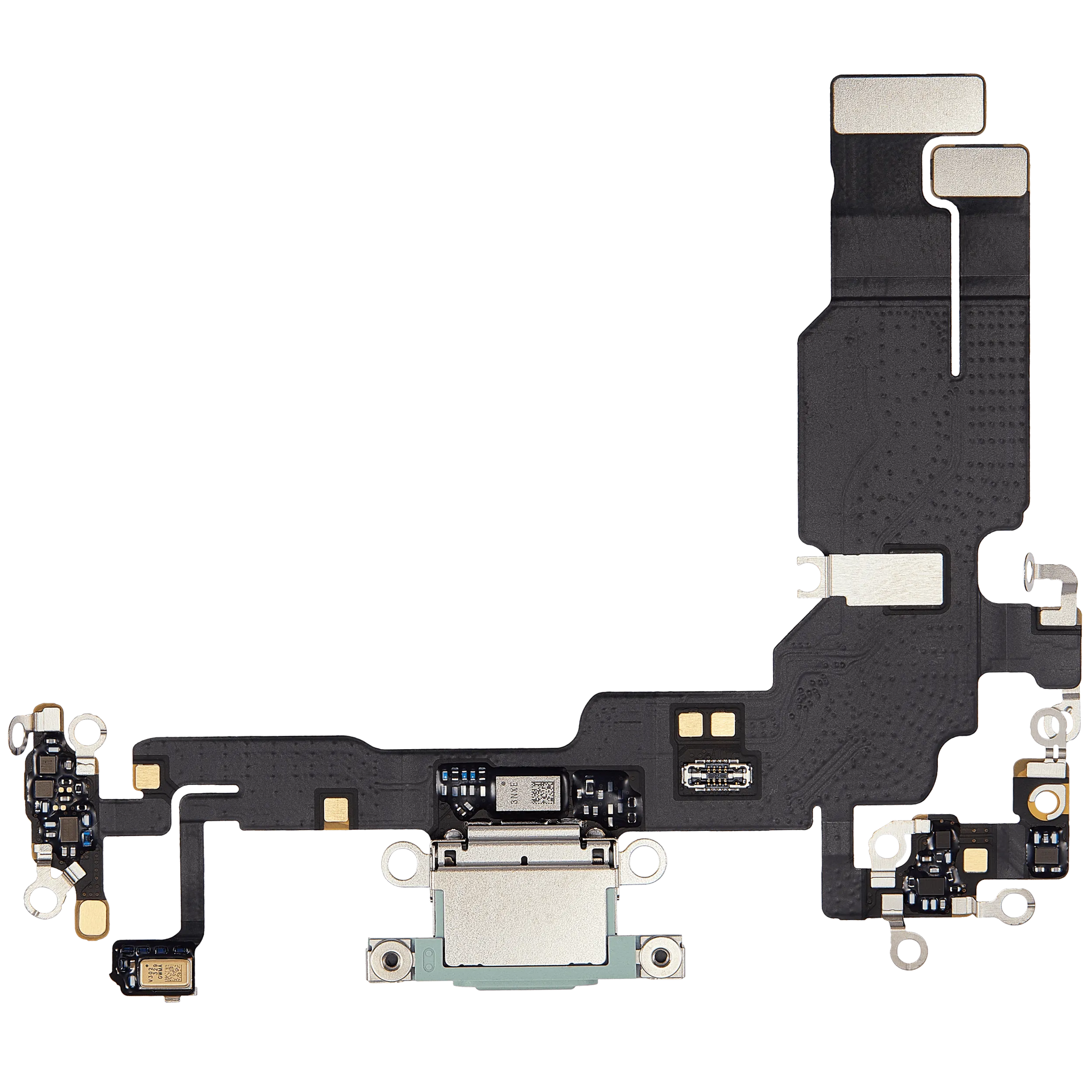 Charging Port Flex Cable For iPhone 15 (Pull) (Yellow)